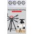 Jmary KP-2207 Multi-Functional Professional Tripod Stand with Camera Phone Holder - Black